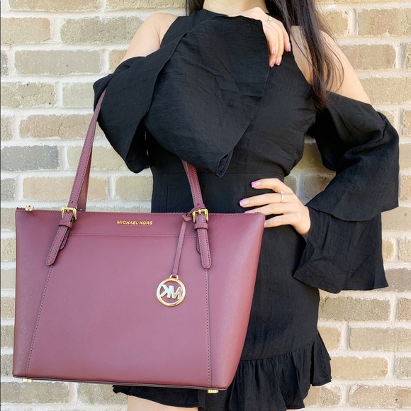 Gaby’sBags👜💕 Michael Kors Tote + wallet merlot - Picture 7 of 8